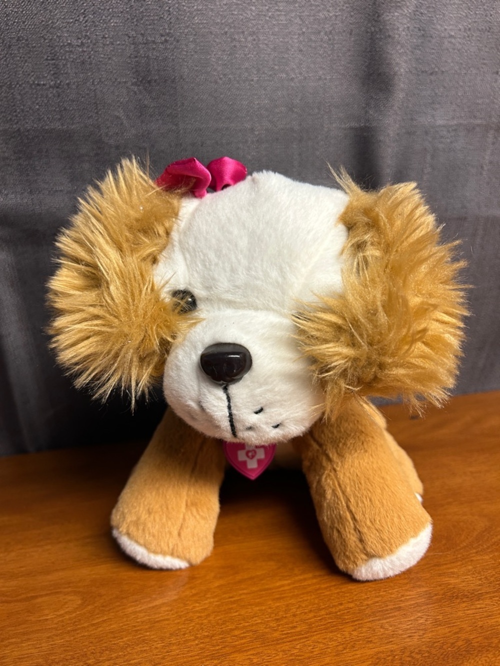 Barbie Puppy Dog Plush Stuffed Interactive Hug Heal Pet Doctor Vet Sound 11" Toy